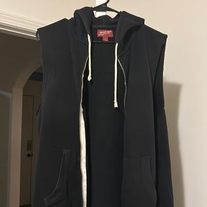 Arizona Black Sleeveless Hoodie M